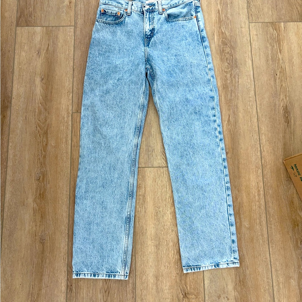 Levi's low pro straight jeans